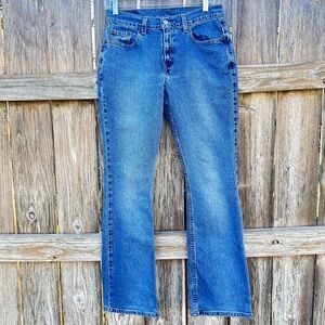 Y2K 2001 Levi’s 515 Bootcut Women’s Size 8 Classic Blue Wash Faded  (29”x31”)